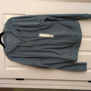 Spruce color, SO full zip hoodie